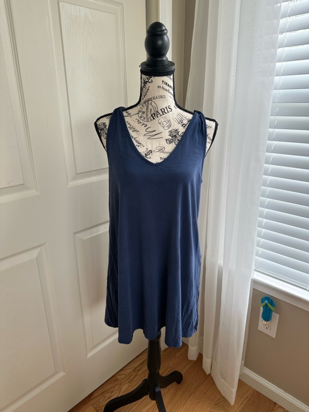 NFS Navy Blue Tank Top T-Shirt Dress